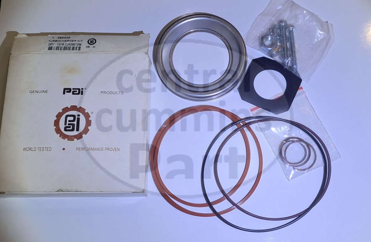 کیت سوپر شارژر (کیت تعمیر توربوشارژر) موتور کامینز 250 | برند PAI | شماره فنی 3801096