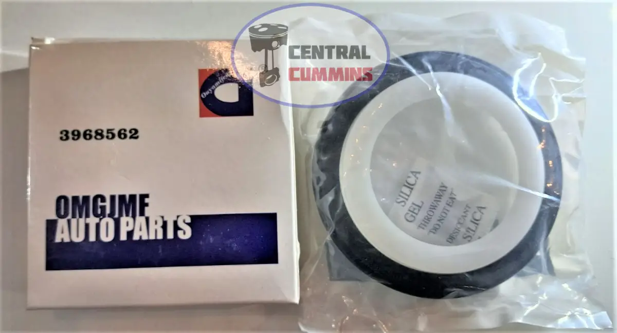 کاسه نمد سر میلنگ موتور 6CT کامینز شماره فنی 3968562 (طرح کمنز - نمد دار با فلش آبی)
