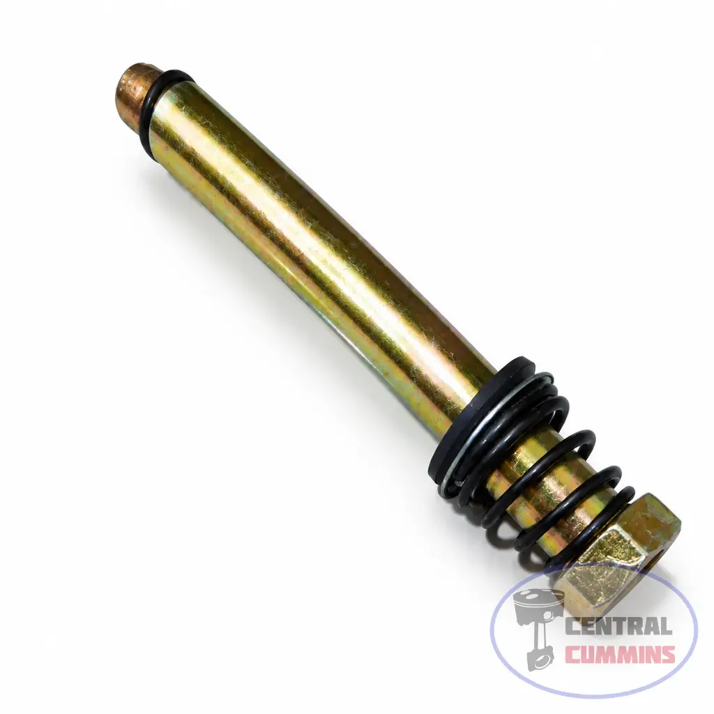 لوله نی آبی انژکتور موتور کامینز NH220 با آبکاری داکرومات زرد، فنر و اورینگ‌های آب‌بندی